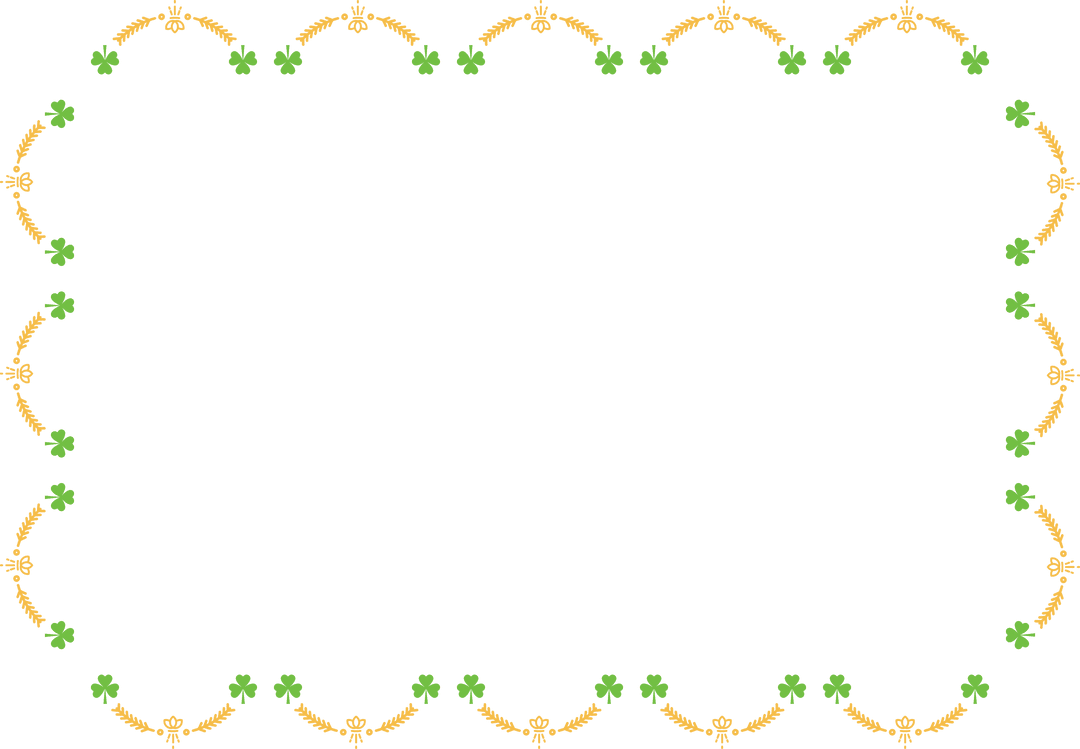 Transparent Shamrock and Pattern Frame with Copy Space - Download Free Stock Images Pikwizard.com