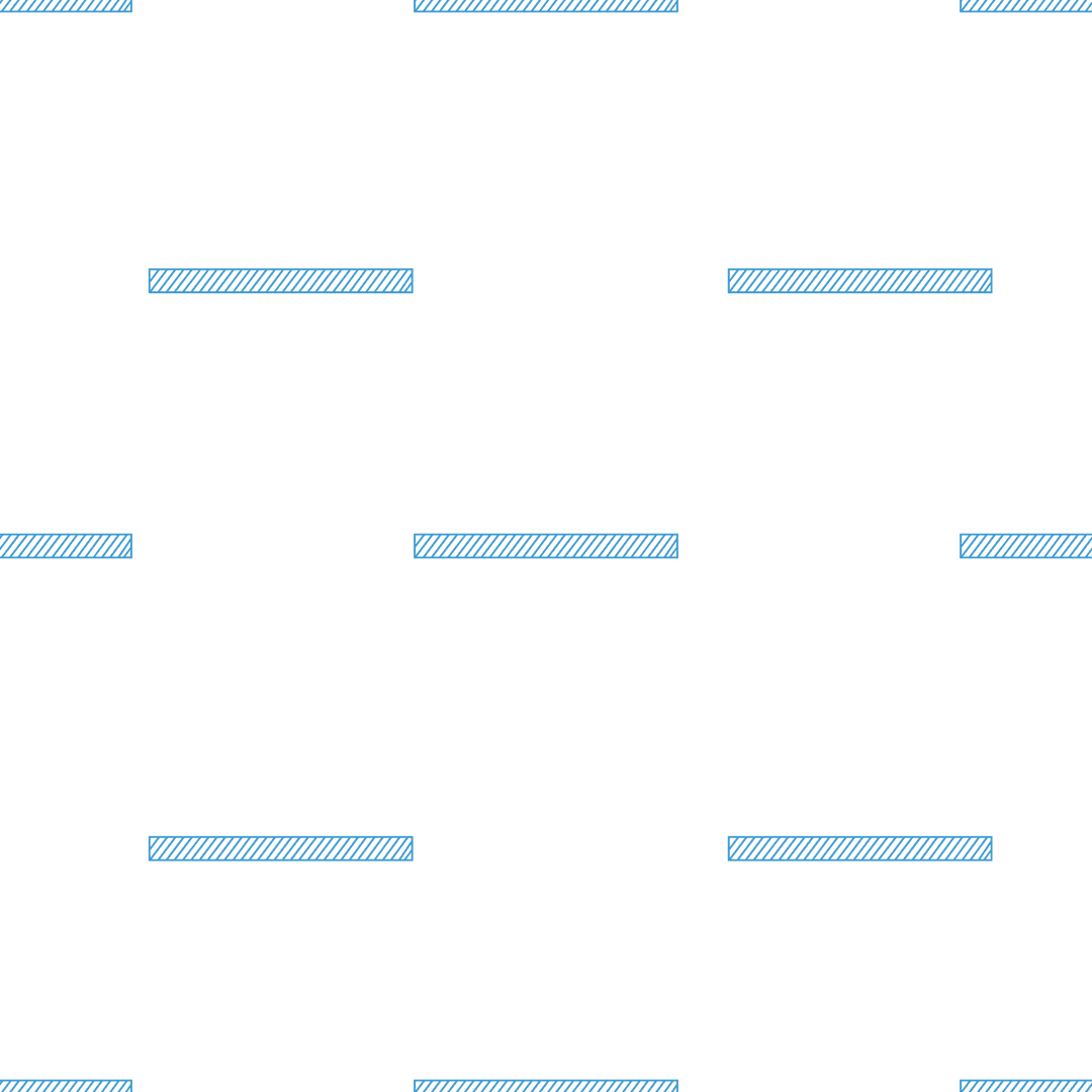 Blue Underline Pattern on Transparent Background