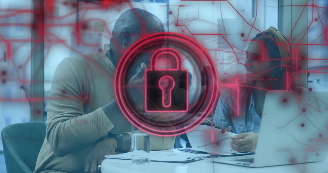 Secure Data Review Meeting with Digital Encryption Overlay