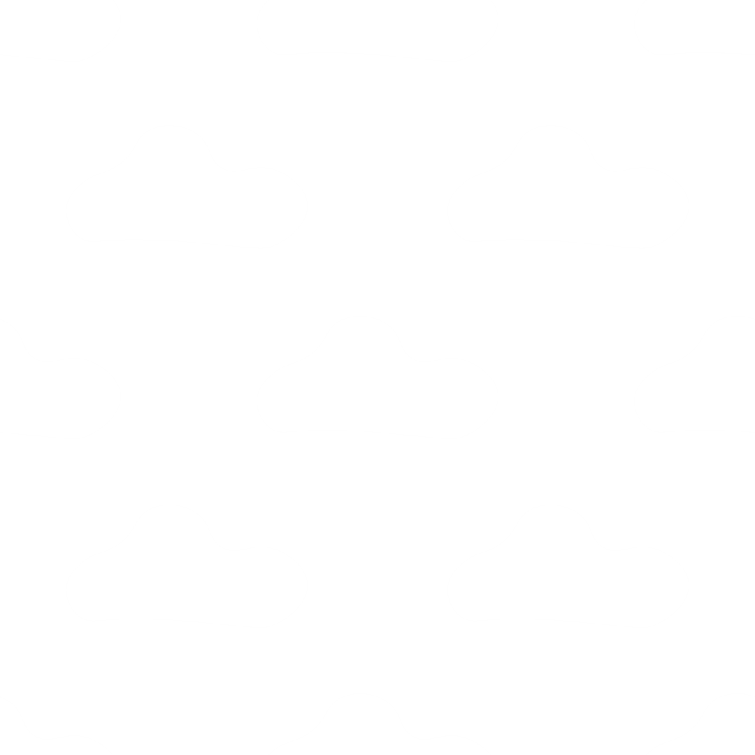 Minimalist White Cloud Pattern on Transparent Background