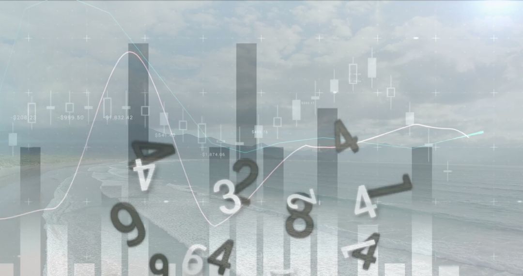 Digital Finance Data and Business Growth Concept