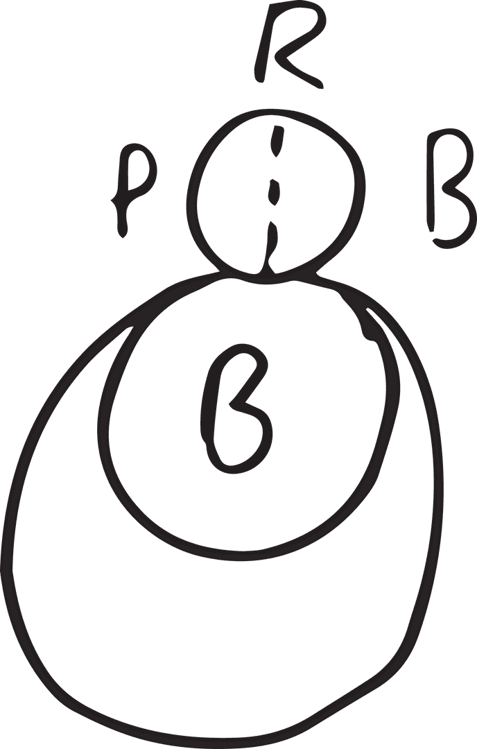 Hand Drawn Transparent Circles for Math Diagrams