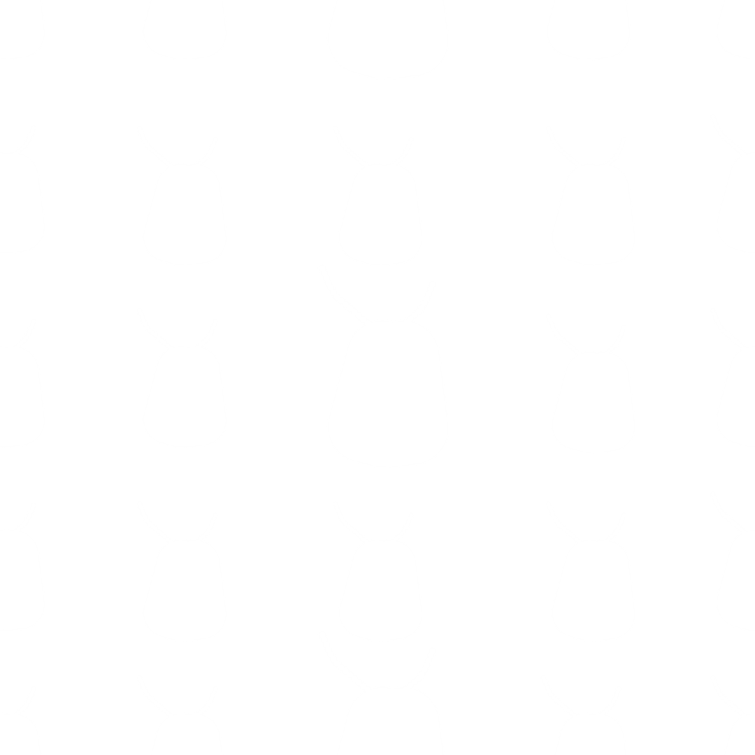 Seamless White Dog Tag Pattern on Transparent Background