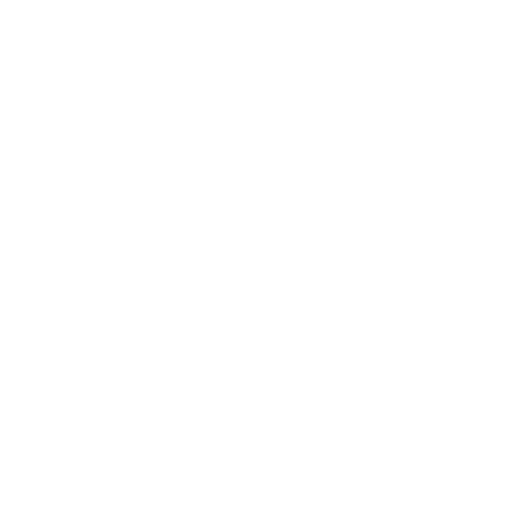White Patterned 50 Birthday Candle on Transparent Background