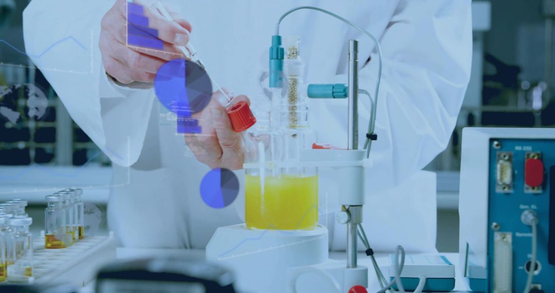 Scientist Conducting Innovative Experiments in Modern Laboratory