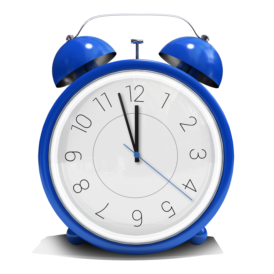 Transparent Isolated Blue Alarm Clock Illustration - Download Free Stock Images Pikwizard.com