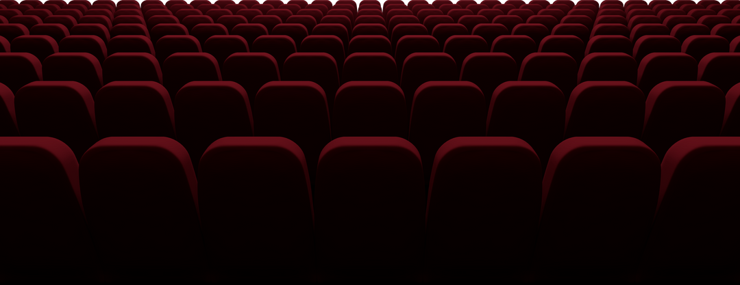 Transparent rows of empty red theatre or cinema seats - leisure and entertainment - Download Free Stock Images Pikwizard.com