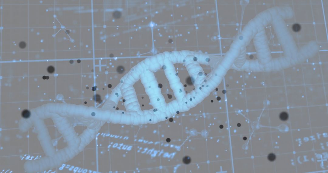 Digital DNA Strand with Abstract Data Visual