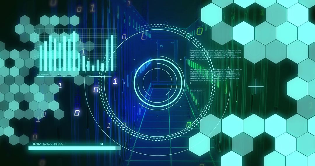 Futuristic Digital Scanning and Data Visualization