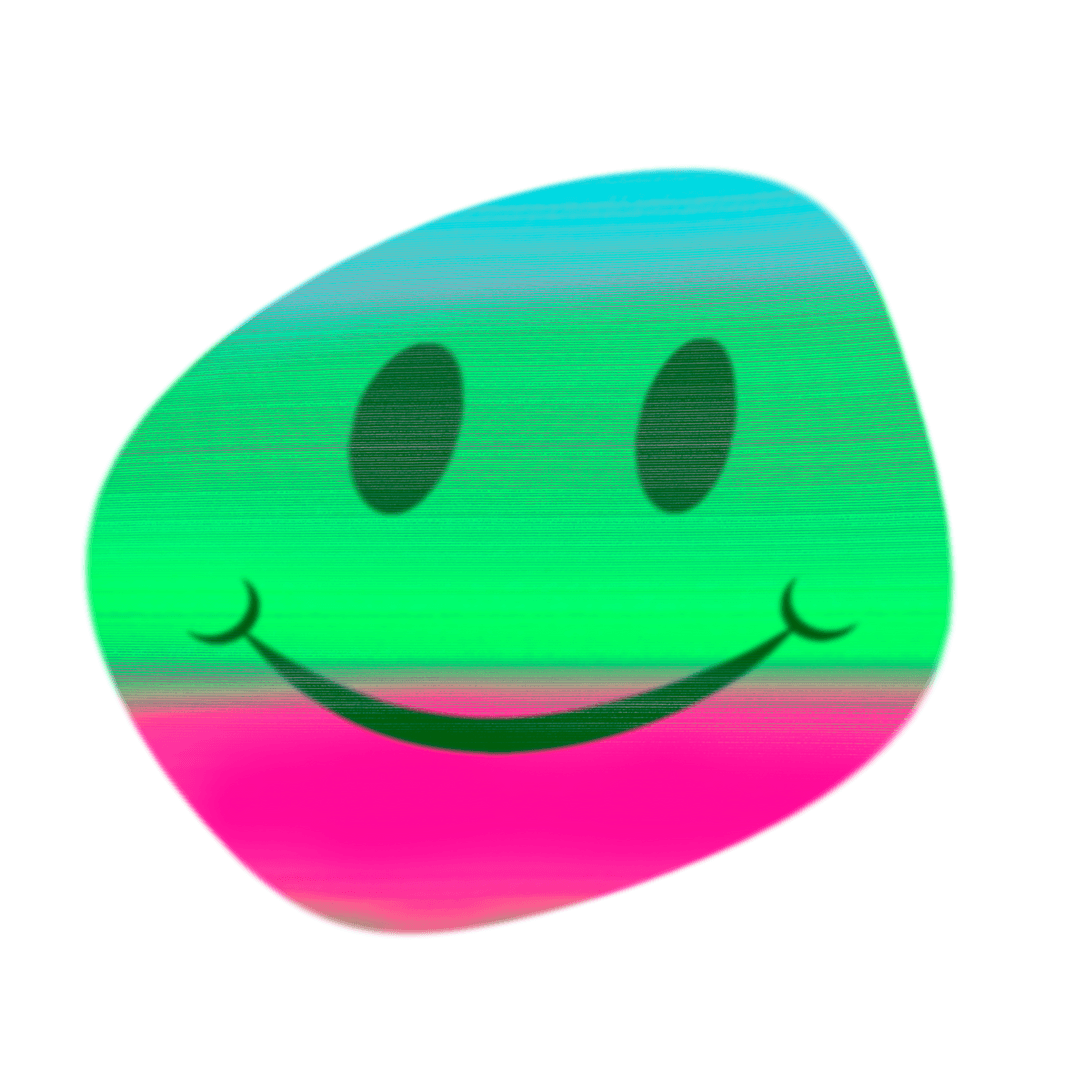 colorful smiling blob with transparent background - Download Free Stock Images Pikwizard.com