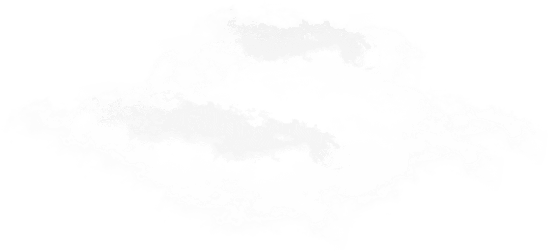 Transparent Abstract White Cloud with Copy Space