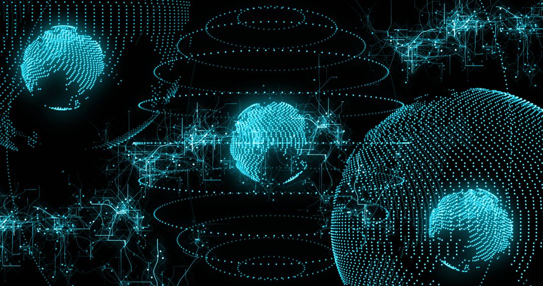 Digital Global Network with Spinning Holographic World