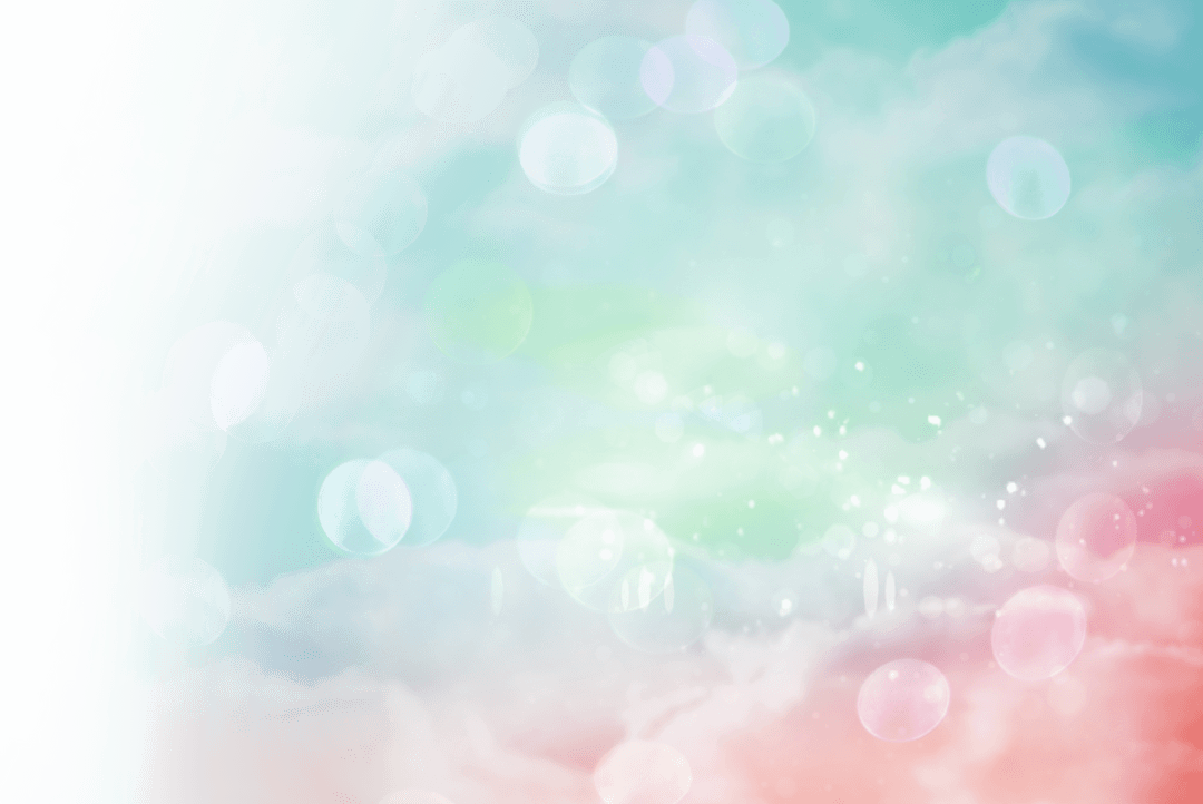 Transparent Pink and Blue Gradient Cloud Background with Bokeh Effect