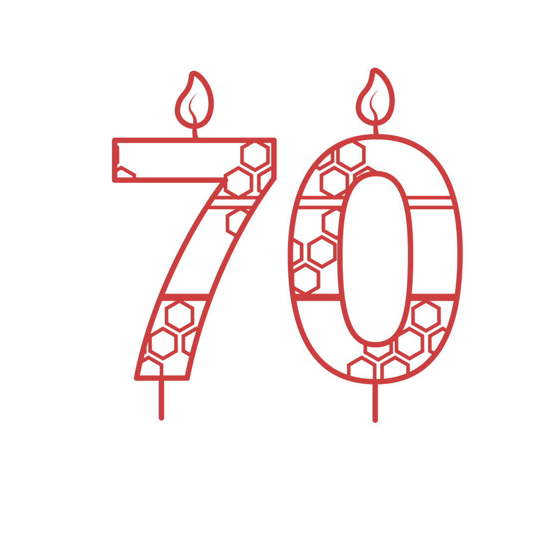 Seventy Birthday Candle Outline Transparent Icon, Celebration Concept - Download Free Stock Images Pikwizard.com