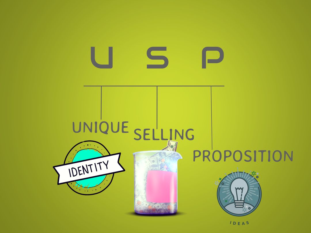 Illustrative Concept of Unique Selling Proposition for Marketing