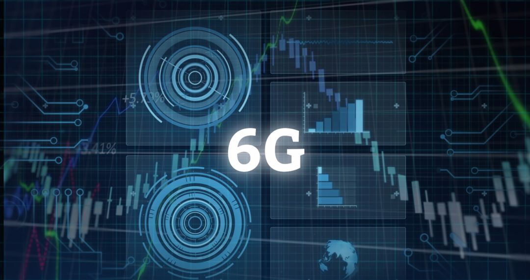 Conceptual Illustration of 6G Technology and Networking