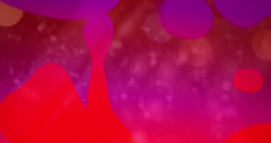 Vibrant Red and Purple Abstract Glowing Light Shapes