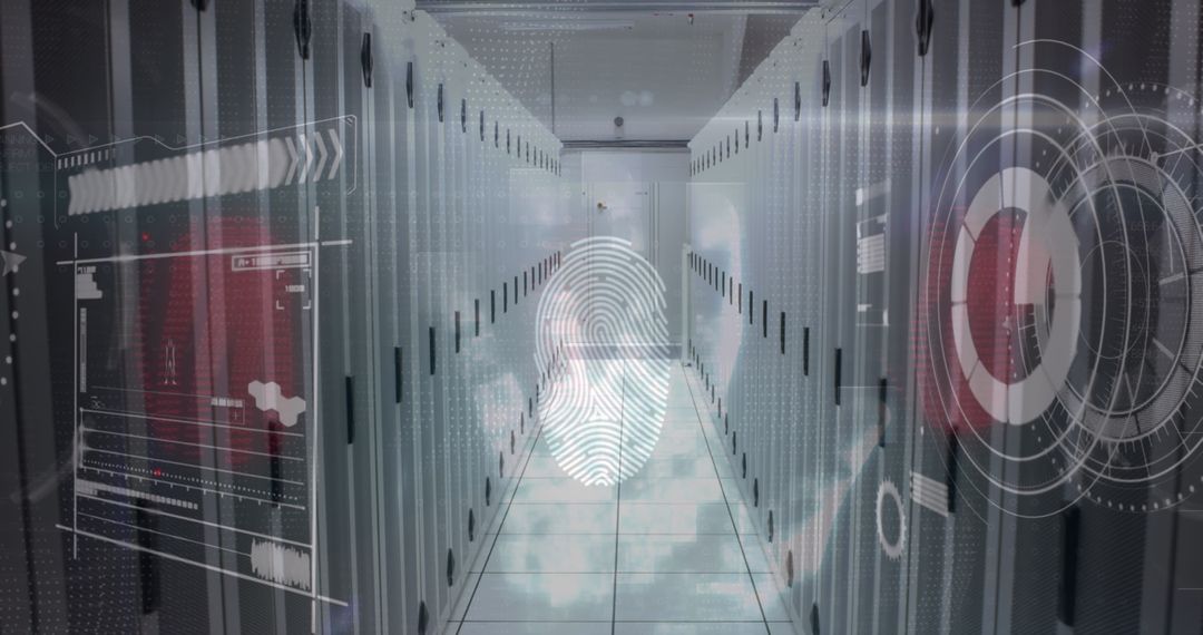 Fingerprint Technology and Data Security Concept