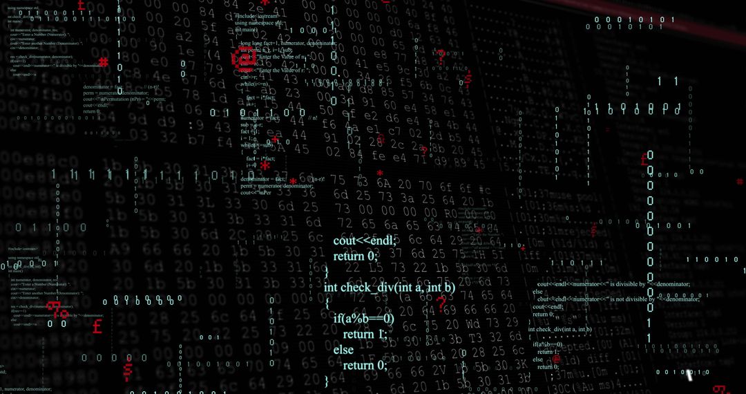 Digital data security and binary code analysis