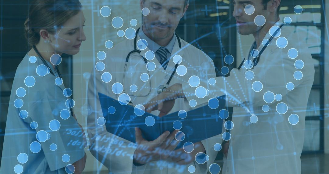 Medical Team Analyzing Data for Innovative Research in Healthcare