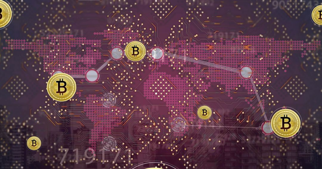 Global Bitcoin Transactions and Digital Connectivity