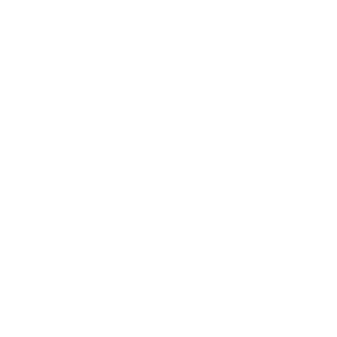 White Curved Banner on Transparent Background