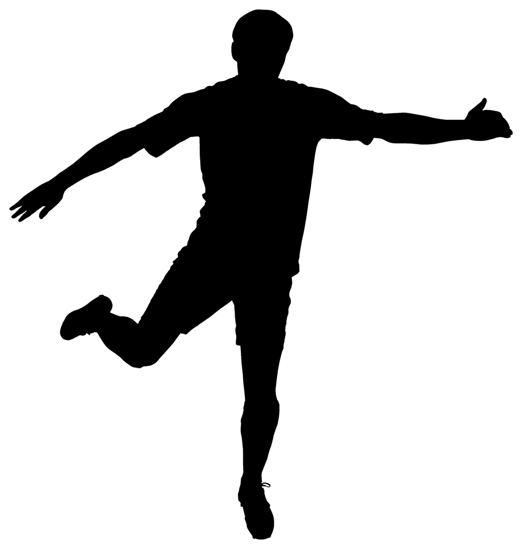 Transparent Outline of Man Playing Ball with Dynamic Motion - Download Free Stock Images Pikwizard.com