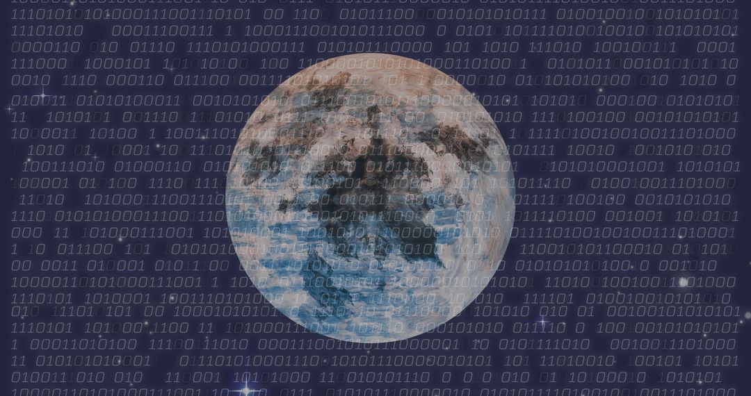 Digital Data Flow over Earth: Concept of Global Connectivity