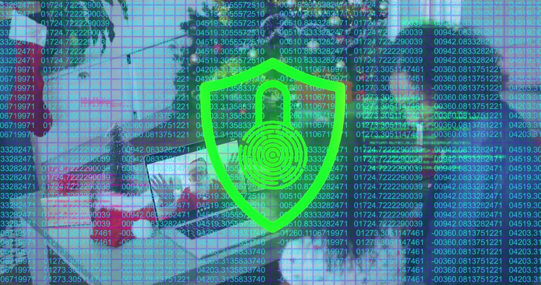 Secure Online Communication Concept with Digital Lock Overlay