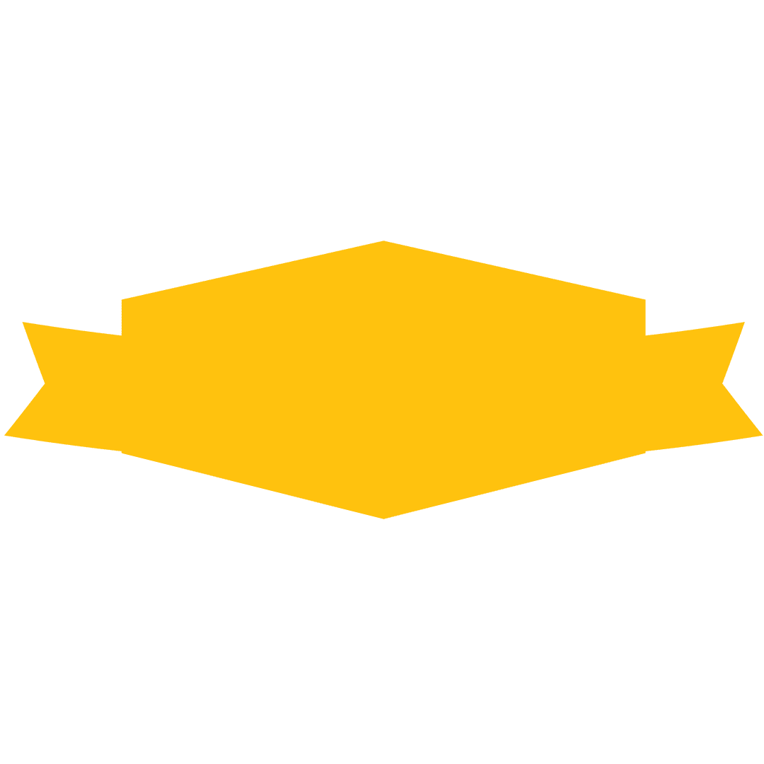 Yellow Badge with Blank Copy Space on Transparent Background