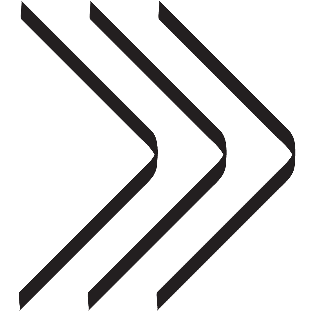 Triple Black Shevron Design Transparent Background