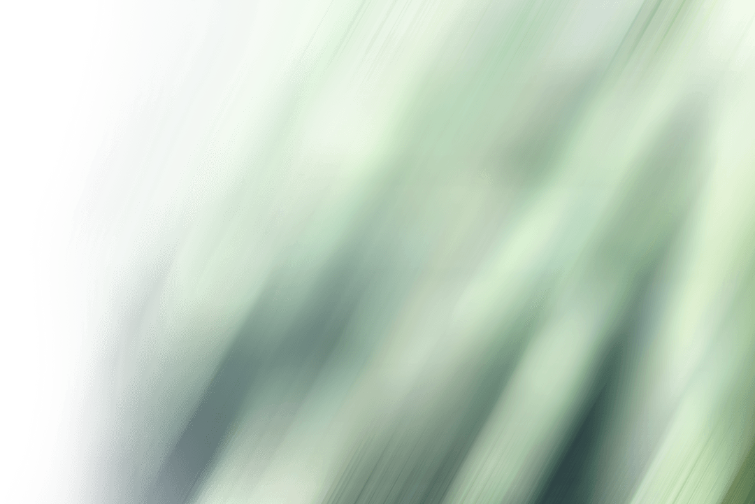 Translucent Green Abstract Design on Transparent Canvas