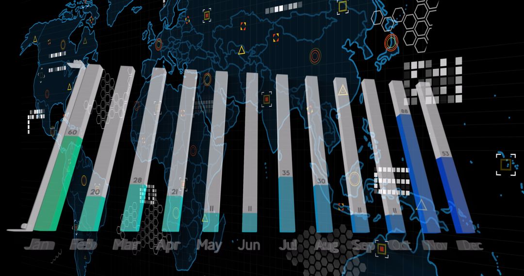 Global Business Finance and Technology Abstract Concept