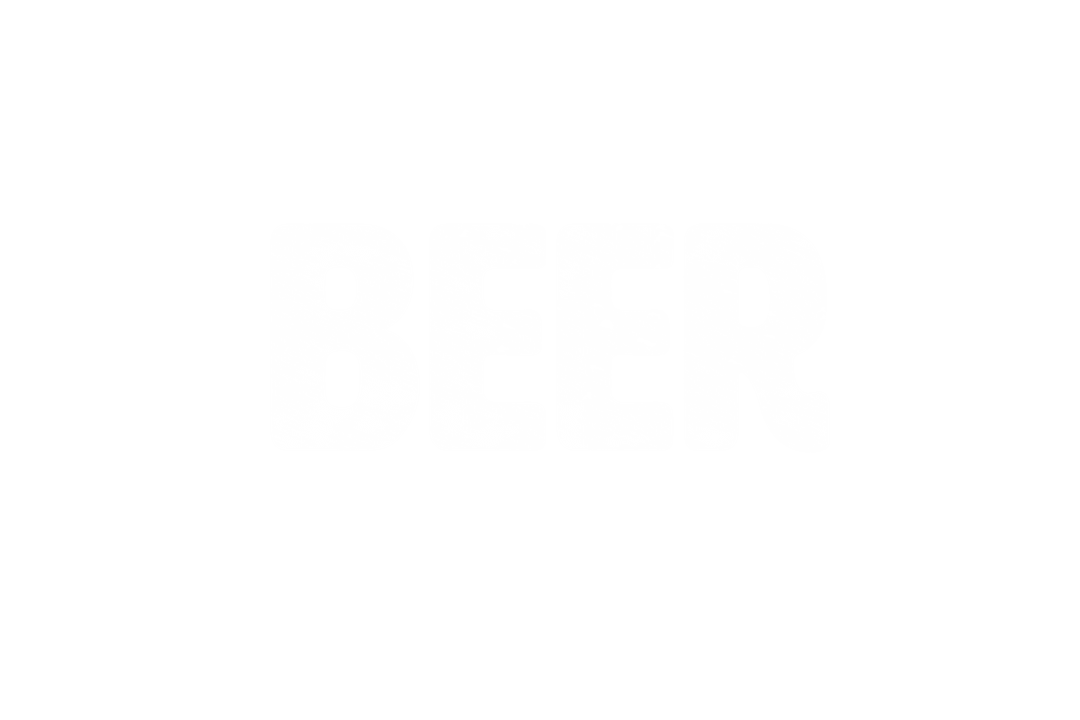 Beer Text PNG on Transparent Background for Drinks Promotions