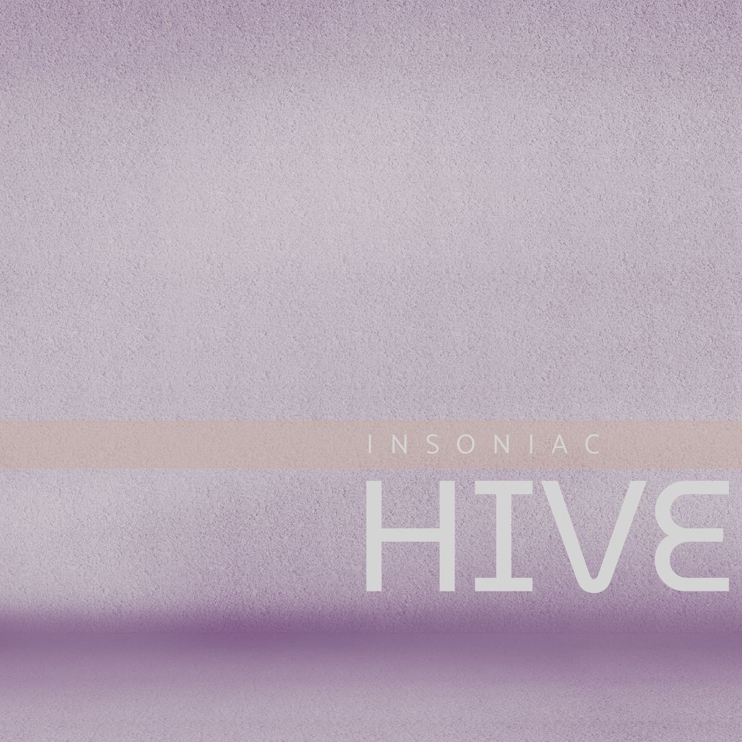 Modern Purple Background with Hive Insoniac Text - Download Free Stock Templates Pikwizard.com