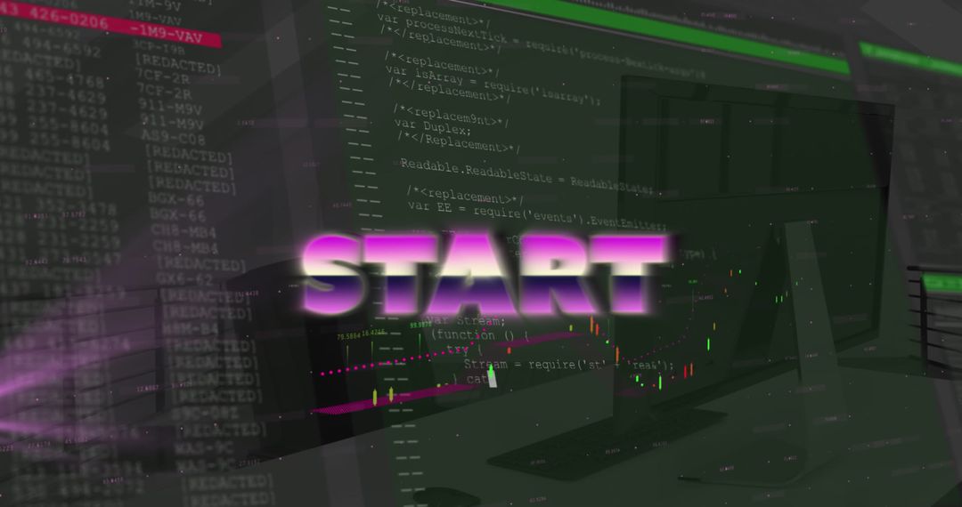 Digital Startup Concept with Coding Interface - Free Images, Stock Photos and Pictures on Pikwizard.com