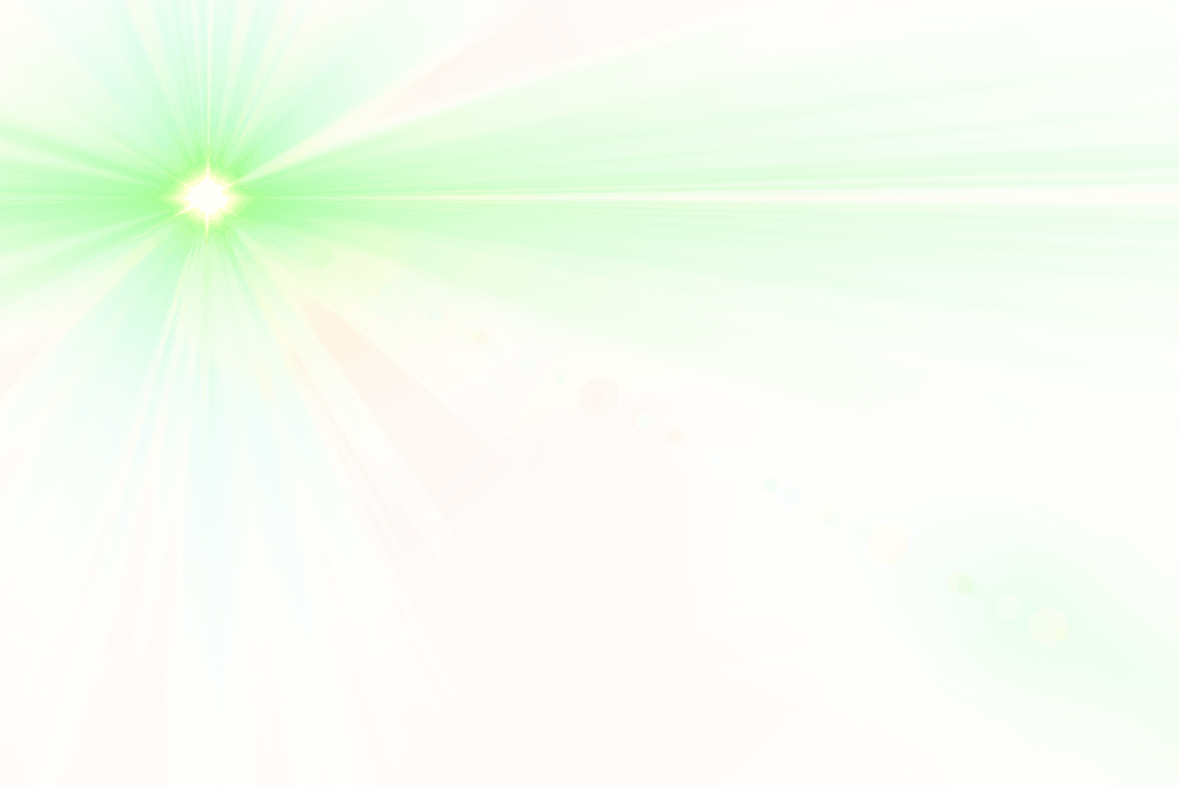 Vibrant Light Trails on Transparent Background with Colorful Burst