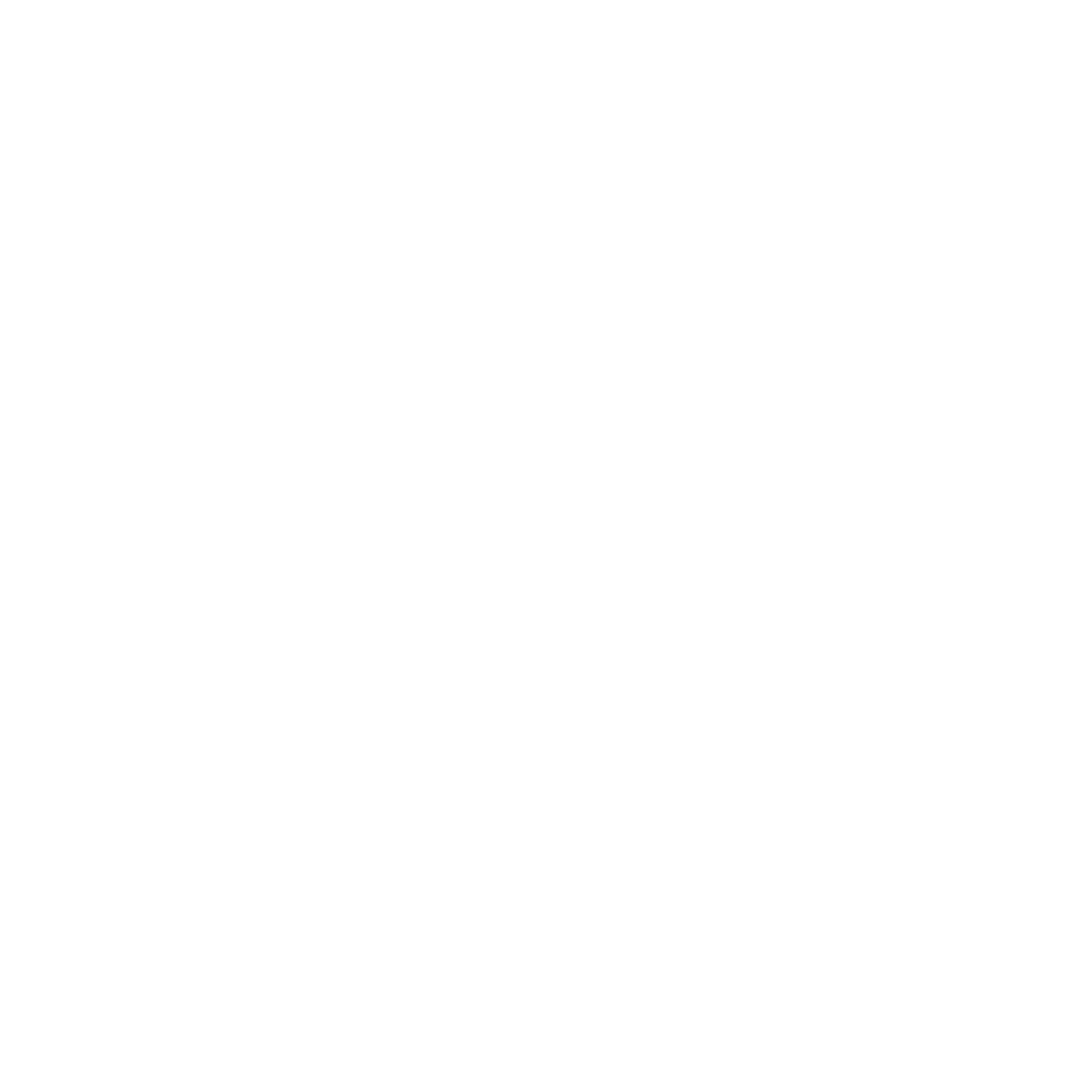 White 30 Birthday Candle with Pattern on Transparent Background