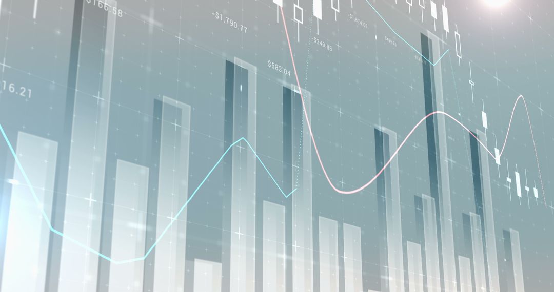 Financial Graphs and Data Charts in Modern Digital Interface - Free Images, Stock Photos and Pictures on Pikwizard.com