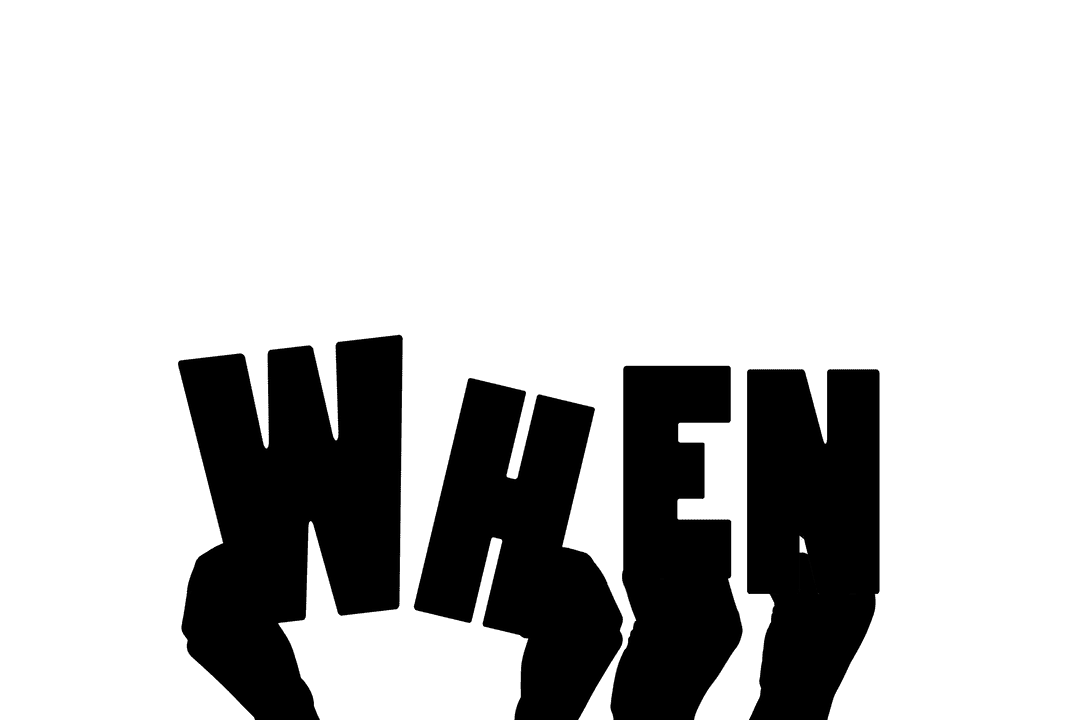 Transparent Illustration of Hands Holding Word Next