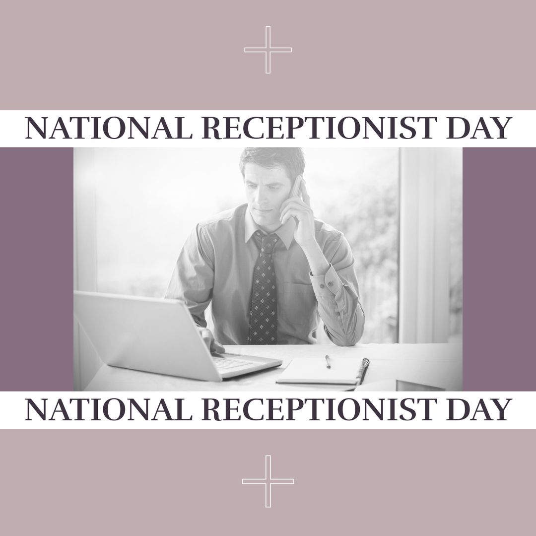 National Receptionist Day Celebratory Office Concept