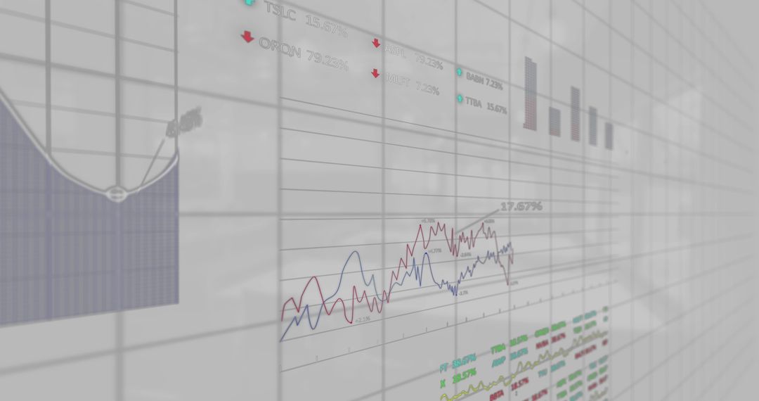 Digital Financial Graphs and Data Visualization