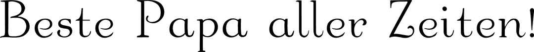 Beste Papa aller Zeiten Text on Transparent Background Illustration