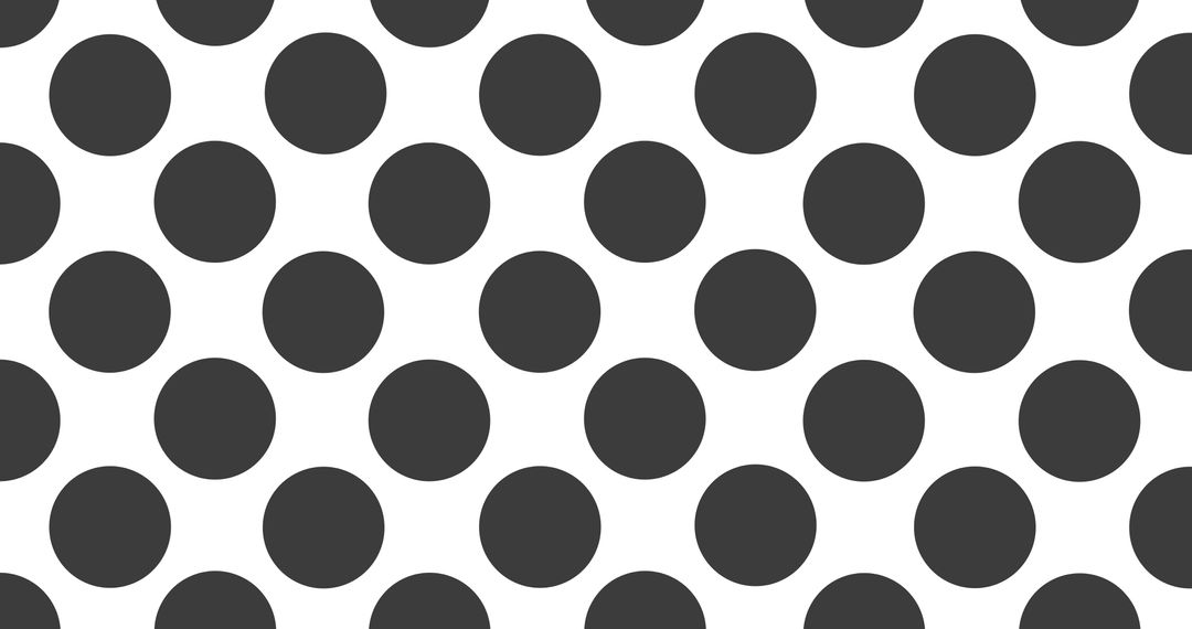 Seamless Black Polka Dot Pattern on White Background - Free Images, Stock Photos and Pictures on Pikwizard.com