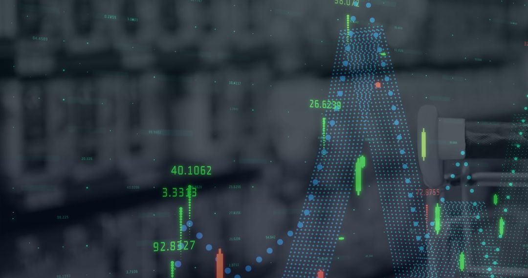 Digital Analytics Display Over Retail Environment