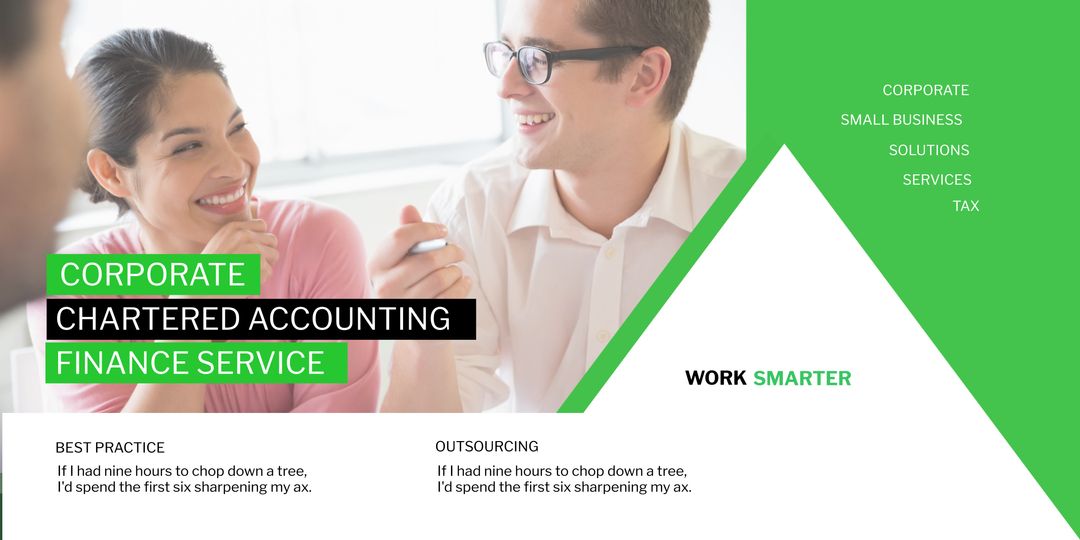 Financial Professionals Collaborating in Modern Office