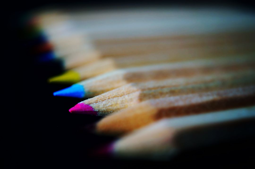 Group of Color Pencils - Free Images, Stock Photos and Pictures on Pikwizard.com