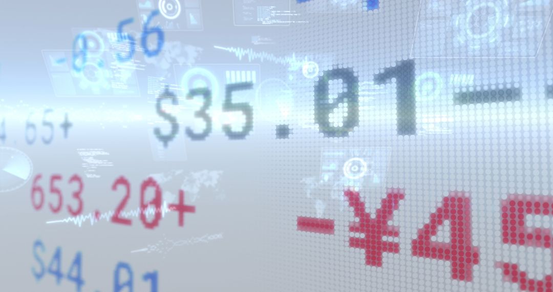 Digital Interface with Dynamic Stock Market Data
