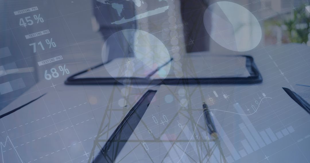 Financial Analytics with Digital Technology Concept