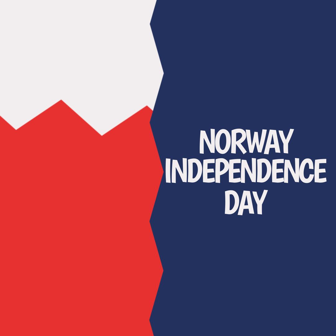 Norwegian Independence Day Patriotic Background Design